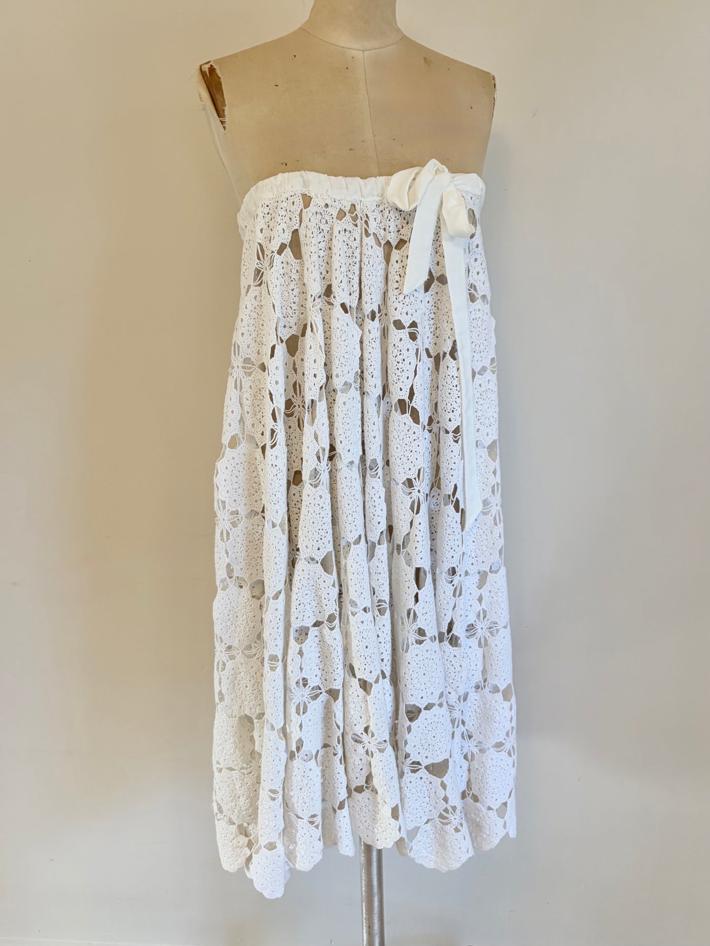 Galleria table cloth skirt or baby doll dress 8-10