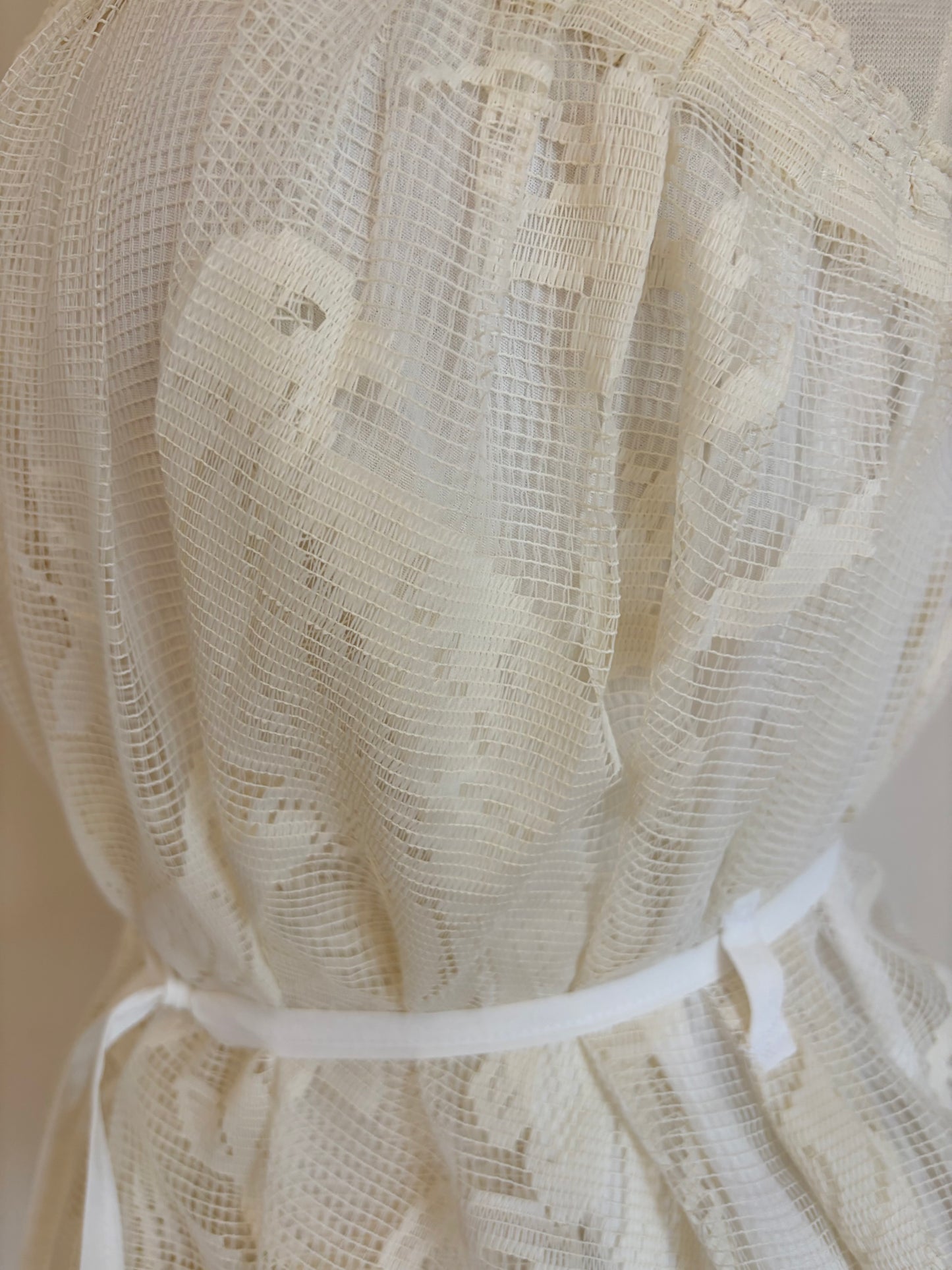 lace peacock print one size fits most top